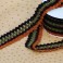 Galon croquet laine chenille - 4 couleurs foncées