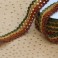 Galon croquet laine chenille - 4 couleurs claires